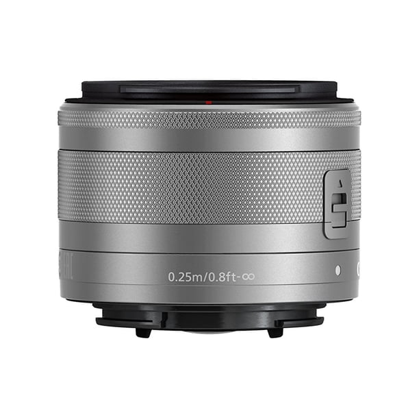 Canon EF-M 15-45mm f/3.5-6.3 IS STM Lens (Silver) - Walmart.ca