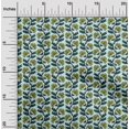 thumbnail image 1 of oneOone Polyester Lycra Fabric Leaves & Floral Block Print Sewing Fabric BTY 56 Inch Wide, 1 of 4