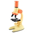 thumbnail image 1 of Yellow Kids Science Microscope Toy Hd 100X 600X 1200X Magnification For Biological Exploration Experimental Kit Educational Tool Size 5.12X3.35X9.06 Inches Weight 0.60 Lbs, 1 of 3