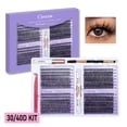 thumbnail image 1 of DIY Lash Extension Kit: Mixed Style Lash Clusters with Bond & Seal..., 1 of 26