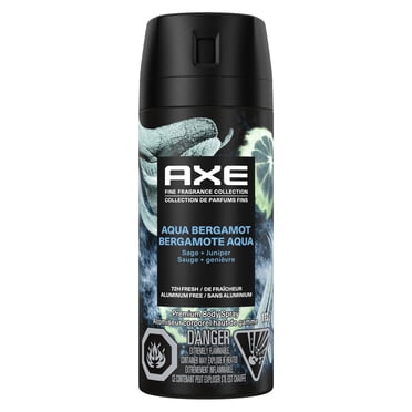 AXE Fine Fragrance Collection Premium Deodorant Body Spray Aqua Bergamot, 113 g