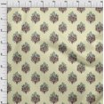 thumbnail image 3 of oneOone Viscose Chiffon Fabric Leaves|Floral & Paisley Block Print Fabric BTY 42 Inch Wide, 3 of 4