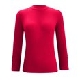 thumbnail image 4 of Pisexur Pull Col Roulé pour Femmes Couleur Unie Pulls Courts pour Femmes Tunique Pull Tricoté pour Femmes Décontracté Manches Longues Pulls d'Automne Pull Col Rond Hauts, 4 of 5