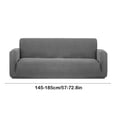 thumbnail image 3 of Ovzne Solid Color All Season Universal Sofa Cover Knitted Elastic All Wrap Sofa Cover Sofa Cushion Rocker Velvet Sofa Cover On Clearance, 3 of 6
