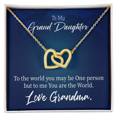 thumbnail image 1 of Pour Ma Petite-Fille, Tu Es Mon Collier Inséparable du Monde, 1 of 7