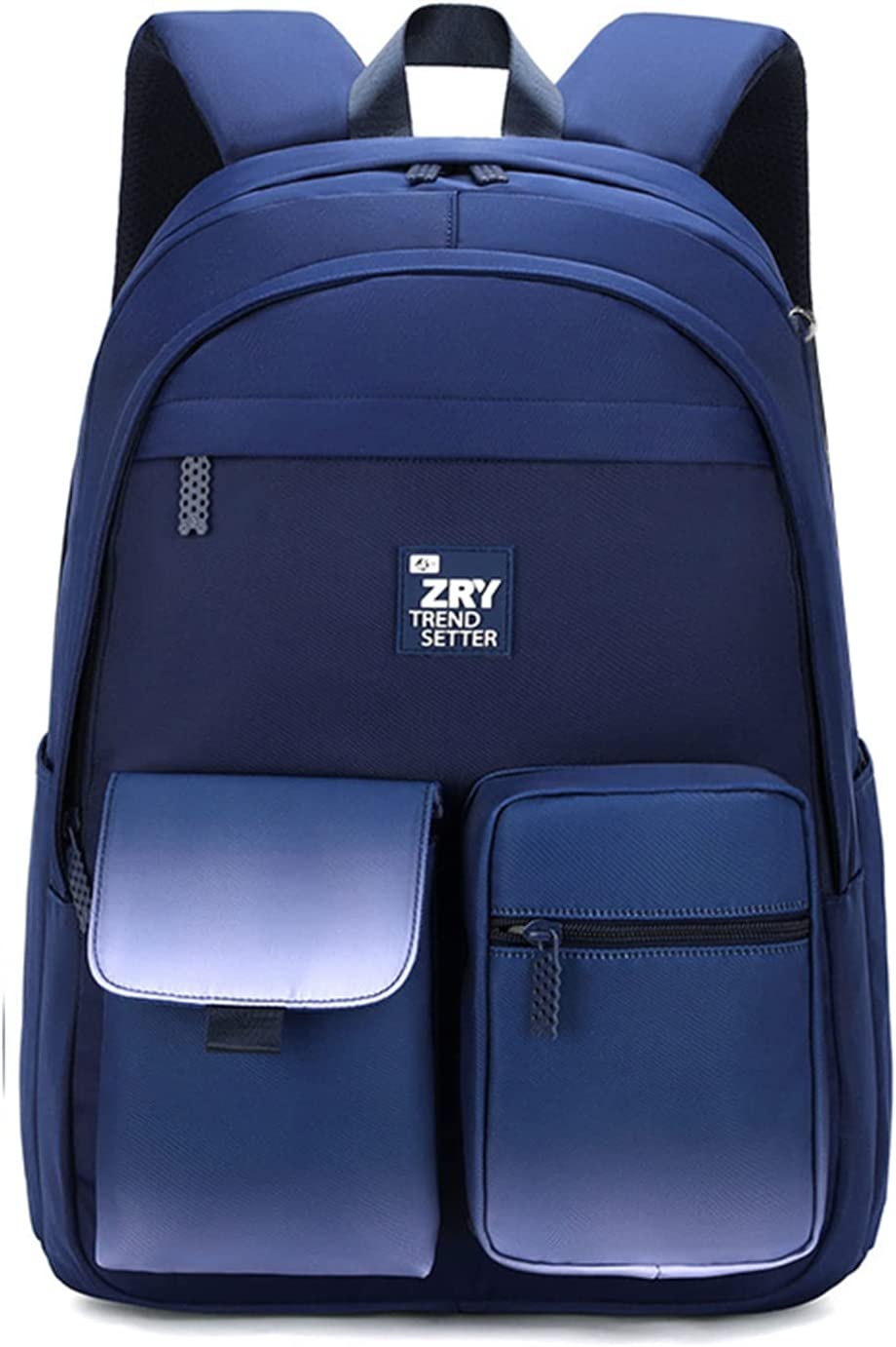 Teens Girls Backpack Junior High School Daypack Laptop Bag fit for School Outdoor Trip(Blue,25 Liters)