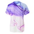 thumbnail image 5 of TSADFHJI Sweat Shirts Women Plus Size Womens Spring Summer Colorful Printed Short Sleeve O Neck T Shirt Top S, 5 of 5