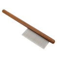 thumbnail image 1 of Cat And Dog Comb, Remove Floating Hair Single Row Design Reusable Pet Dog Grooming Comb  For Pet A Dense Teeth For Medium Long Hair,C Long Sparse Teeth For Long Hair,D High And Low, 1 of 8