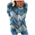 thumbnail image 2 of 2023 Sweat à Capuche Surdimensionné pour Femmes Col Rond Mode Décontractée Manches Longues Imprimé Chandail en Molleton Hauts Blouse Costumes Halloween/noël 50 % de Réduction Liquidation, 2 of 5