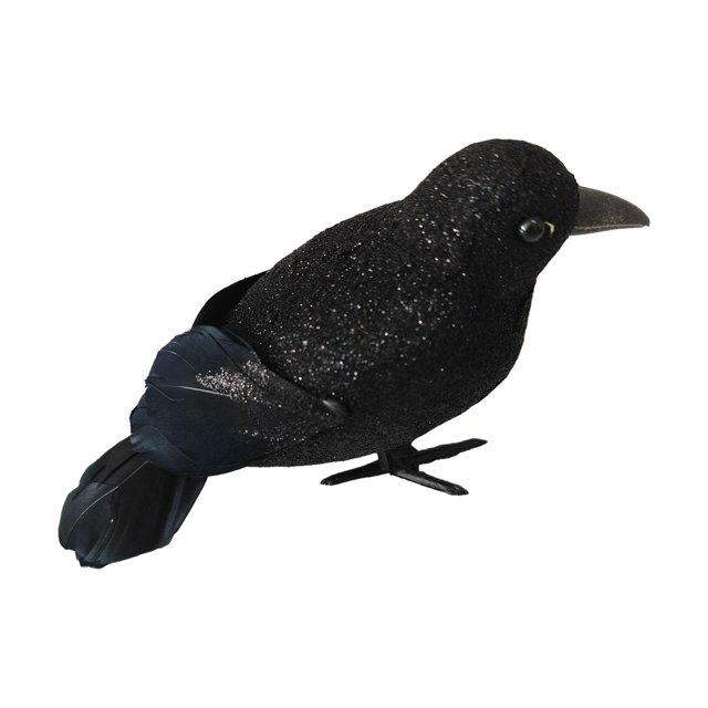 Halloween Black Feathered Crow Party Prop Party Favors Halloween Realistic Crows Style A