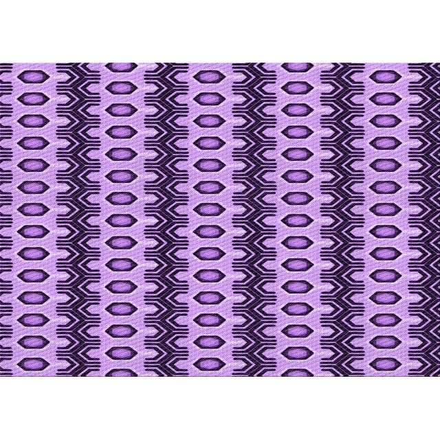Ahgly Tapis Rectangulaire Lavable en Machine Intérieur Transitionnel Violet Violet, 7 Pieds x 10 Pieds