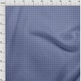 thumbnail image 4 of oneOone Velvet Medium Blue Fabric Geometric Craft Projects Decor Fabric Printed By The Yard 58 Inch Wide, 4 of 4