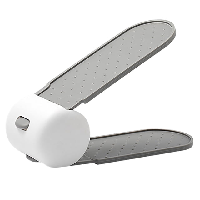 Agiferg Support à Chaussures à Double Couche pour Étagère à Chaussures de Rangement Domestique Ajustable