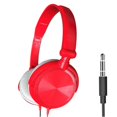thumbnail image 2 of S1 Portable 3.5mm Wired Headset Stereo Foldable Headphones with Microphone Red, 2 of 8