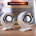 thumbnail image 3 of Usb to Mini Usb Enhance Your Audio Experience Portable Laptop Speakers with Mini Usb 2.0 Sound Box for Mobile Devices and Powerful Resonance Speakers for Laptop, 3 of 8