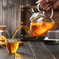 thumbnail image 4 of Xingzhi Glass Teapot with Tea Infuser Hanger Large Handle Tea Kettle Tea Pot, 4 of 9