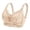 Beige, variant on Product Category Bra Women Casual Adjustable Breathable Wireless Top Underwear with Lace Detailing and Comfort Fit