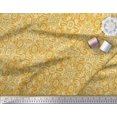 thumbnail image 2 of Soimoi Poly Georgette Fabric Floral & Moroccan Damask Decor Fabric Printed Yard 52 Inch Wide, 2 of 3