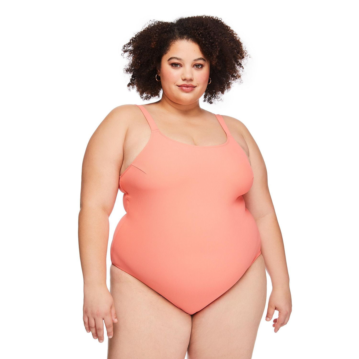 George Women's Plus Scoop-Neck One Piece Swimsuit