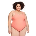 thumbnail image 1 of George Women's Plus Scoop-Neck One Piece Swimsuit, 1 of 6