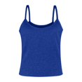 thumbnail image 5 of Lixiuxyad Ribbed Tank Tops For Women Women Spaghetti Strap Scoop Neck Ribbed Tank Tops Slim Fitted Cotton Camisole Basic Sleeveless Layering Shirts, 5 of 5