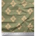 thumbnail image 1 of Soimoi Poly Georgette Fabric Floral Block Decor Fabric Printed Yard 42 Inch Wide, 1 of 5