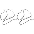 thumbnail image 1 of LNGOOR 2pcs 57inch Archery 12 Strand Bow String Bowstring for Recurve Long Bow Hunting (Black), 1 of 7