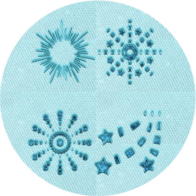 Ahgly Company Tapis Rond Lavable en Machine Intérieur Transitionnel Bleu Diamant Bleu, 3 Pieds Rond