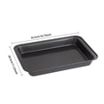 thumbnail image 2 of Baking Sheet Pan Nonstick Baking Sheets Rectangle Bakeware Oven Pan Stackable Depth Bakeware Black Baking Pans & Warp Easy Clean Nonstick Baking Tray Pan For Oven Half Sheet Pans Cookie Tray Wire Rack, 2 of 3