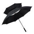 thumbnail image 1 of S SERENABLE Golf Umbrella Double Canopy Vented Umbrella Large Waterproof Sturdy Auto Open Black, 1 of 9
