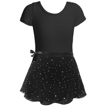 MIASHUI Girls Dresses Ballet Leotards for Girls Featuring Ruffle Sleeve and Removable Skirt for Dance Activities Ages 2-10 Years