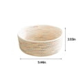 thumbnail image 4 of Feltree Round Woven Storage Baskets, Soft Cotton Rope Woven Blanket Baskets Storage Basket Portable Basket Organizer Decorative Baskets for Storage Living Room, 4 of 7