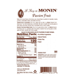 thumbnail image 4 of Monin Premium Passion Fruit Syrup, Exotic Tart-Sweet Tropical Mixer, 750 mL (25.4 oz) Glass Bottles, Professional Bulk Case of 12, 4 of 4