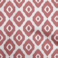 thumbnail image 1 of oneOone Cotton Poplin Pink Fabric Asian Ikat Craft Projects Decor Fabric Printed By The Yard 42 Inch Wide, 1 of 4