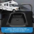 thumbnail image 3 of 304 Stainless Steel RV Sink, Square Undermount Kitchen Sink, Scratch Resistant Bathroom Wash Basin, 298 X 238mm Embedding Opening for RVs, Campervans, Boats, 3 of 7
