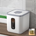 thumbnail image 4 of LSLJS Protection contre les Marées Seau à Riz Scellé Boîte de Rangement Alimentaire pour la Maison Bocal de Rangement pour Riz Couvercle à Pression Conception Résistant aux Hautes Températures Peut Contenir 5 kg de Riz, Seaux à Riz, 4 of 9