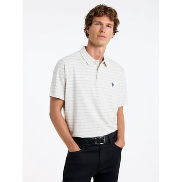 U.S. Polo Assn. Polo à rayures jacquard pour homme