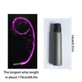 thumbnail image 4 of RGB LED Fiber Optic Whip Light, 40 Colors Multicolor Rechargeable Pixel Dance Whip, Flow Art EDM Rave Festival Prop, Battery Powered 180-Degree Swivel, 4 of 8