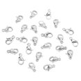 thumbnail image 4 of Lobster Clips, Lobster Claw Clasps Perfect Size Easy To Open Close  For Necklaces For Bracelets Steel Color, 4 of 8