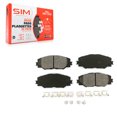thumbnail image 1 of SIM Front Semi-Metallic Disc Brake Pads SIM-1211 for Car Toyota RAV4 Matrix Pontiac Vibe Scion Corolla iM tC Mirai, 1 of 8