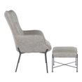 thumbnail image 4 of Izzy Industrial Lounge Chair and Ottoman Set by LumiSource, 4 of 7