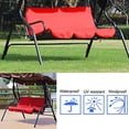 thumbnail image 2 of LCXmlly Swing Canopy Rain Cover Waterproof Ruffle Design UV Resistant Simple Installation Universal Protective Oxford Thickened Swing Canopy, 2 of 8