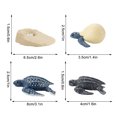 thumbnail image 3 of Plastic Animals Figures 4 Piece Insect Figure Animal Life Cycle Plastic Brood to Mature Period, 3 of 3