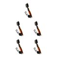 thumbnail image 3 of Redempat Stainless Steel Golf Club Brush Portable Solid Color Shoe Brushes Orange Lidless 5Set, 3 of 6