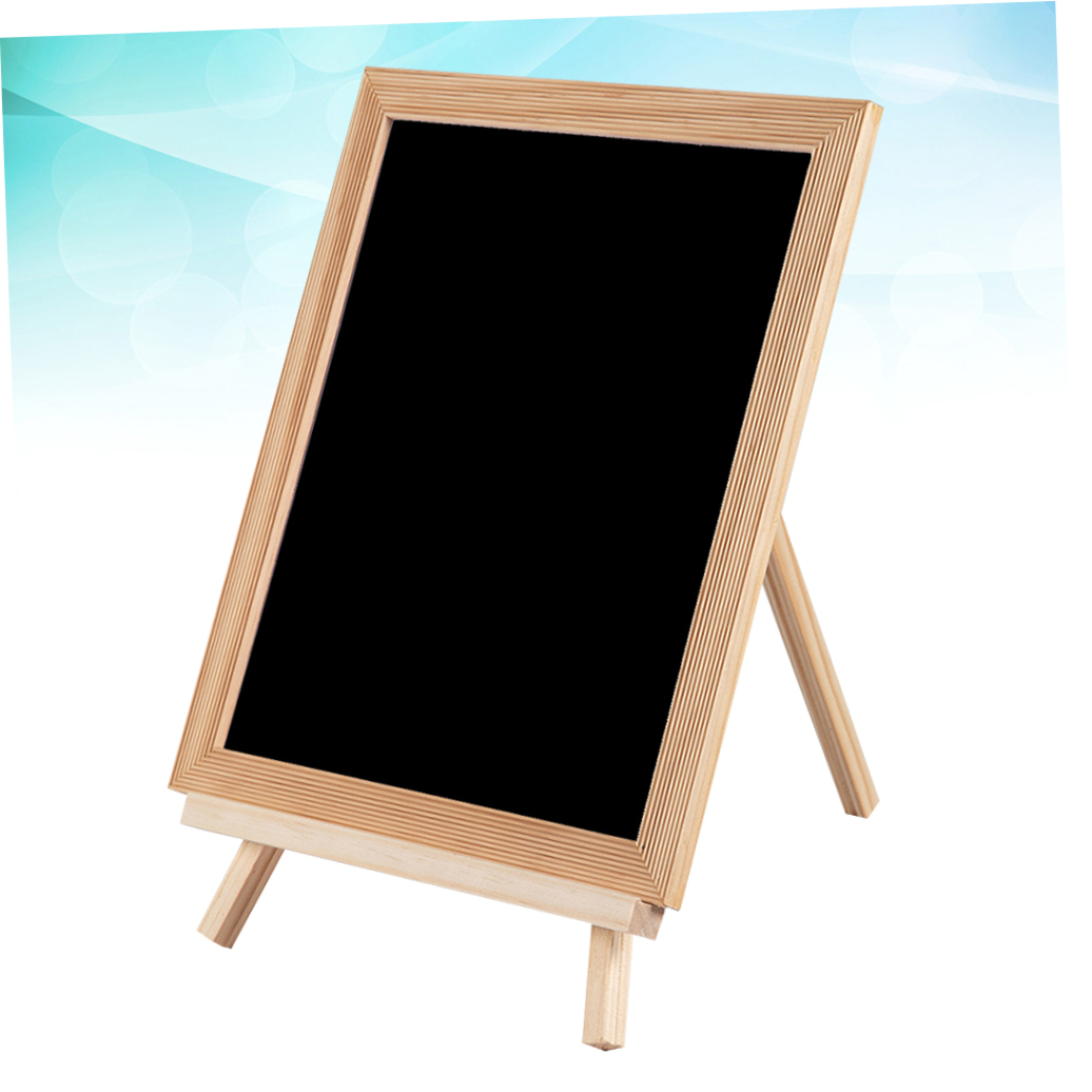 IFANLANDOR Double Sided Drawing Board Wooden Black Creative