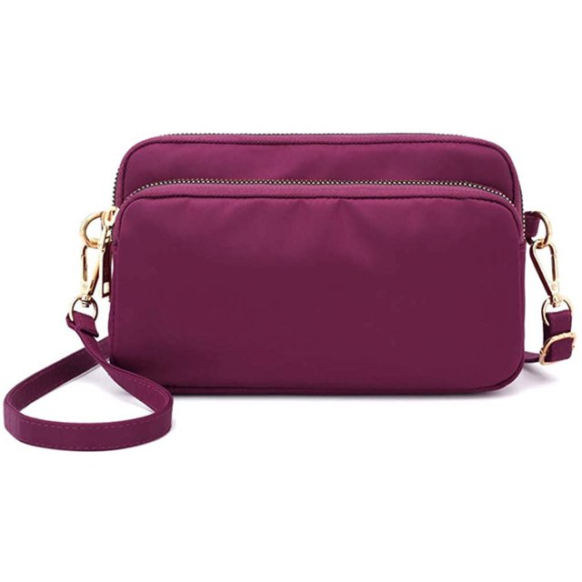LinYooLi Crossbody Bag for Women, Lightweight Purses Nylon Small Shoulder Bag Satchel