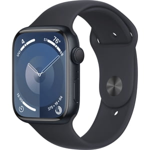 Rénovés Apple montre Gen 9 Series 9 45mm Midnight Aluminium - Midnight Groupe sportif 3M589C/A