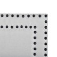 thumbnail image 3 of HomeFare Nail Trim Queen Headboard in Cream Fabric, 3 of 6