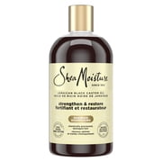 SheaMoisture Shampoo Strengthen & Restore for Damaged Hair Black Castor Oil, 384 ml
