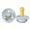 Sage, variant on BIBS Pacifiers | Natural Rubber Baby Pacifier | Set of 2 BPA-Free Soothers | Made in Denmark | Size 0-6 Months
